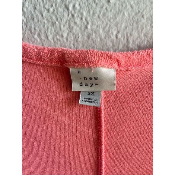 A New Day Terry Cloth Tank Dress/Swim Cover Up 2X - Picture 4 of 6